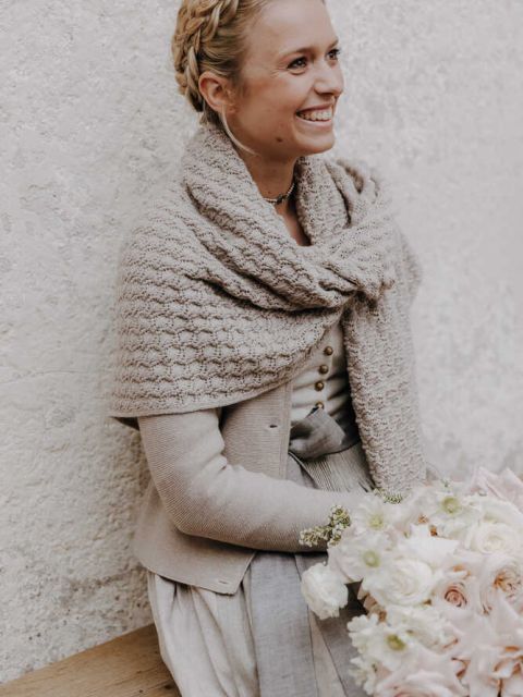 Lieblings-Merinowolle Strickstola