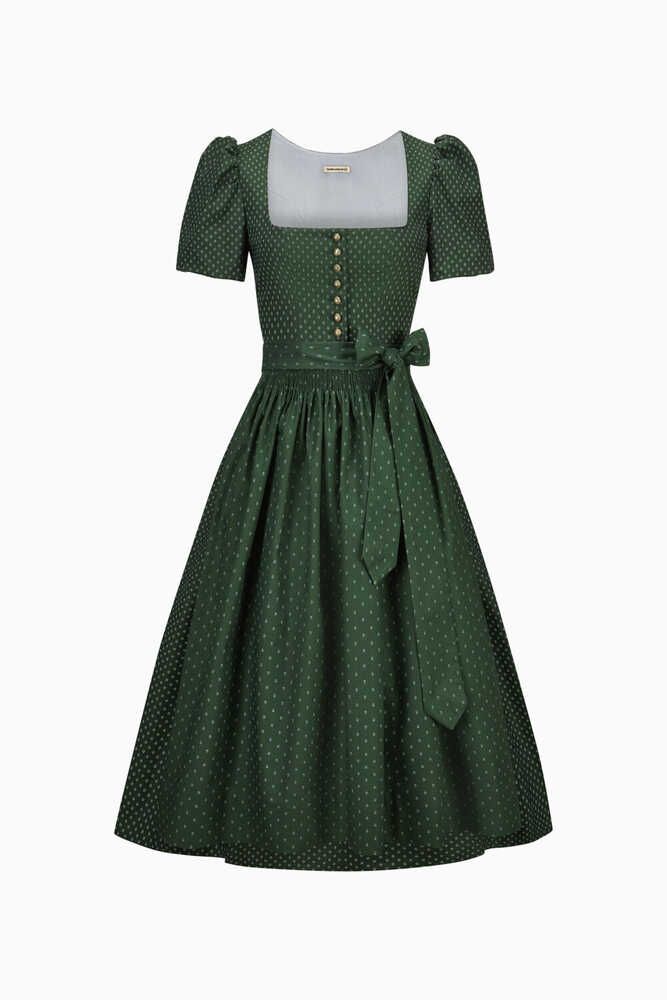 Dirndl Laura Baumwolle tanne Detail 03