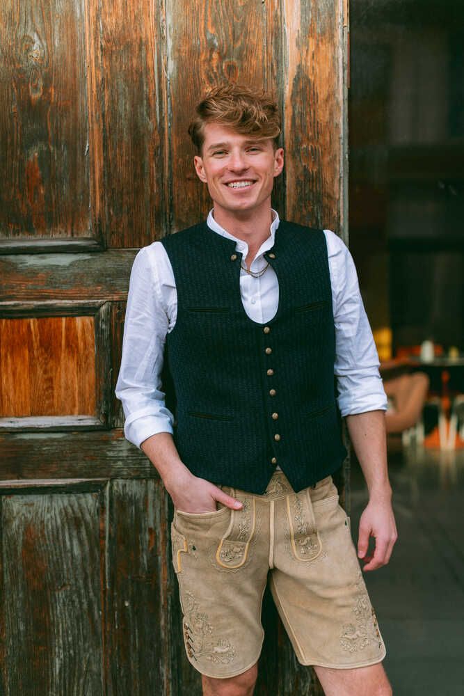 Weste Balthasar dunkelblau