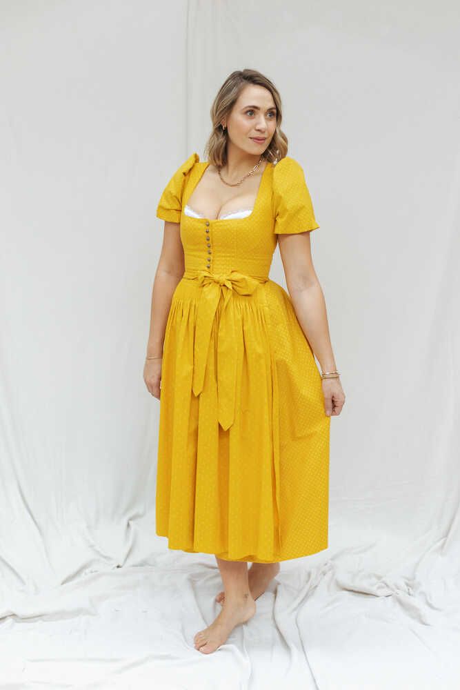 Dirndl Laura Baumwolle löwenzahn