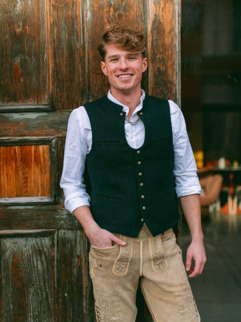 Weste Balthasar dunkelblau