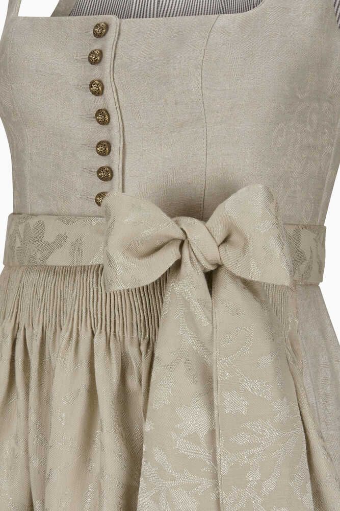Dirndl Monika in perlmutt Detail 04