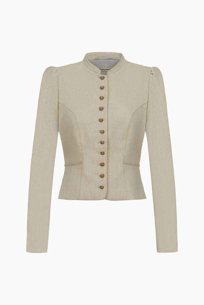 Miederjacke Belinda in kamille Detail 03