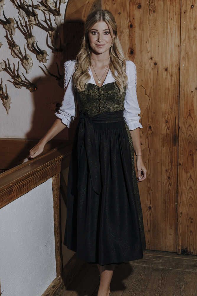 Dirndl Hedi in bronzegrün
