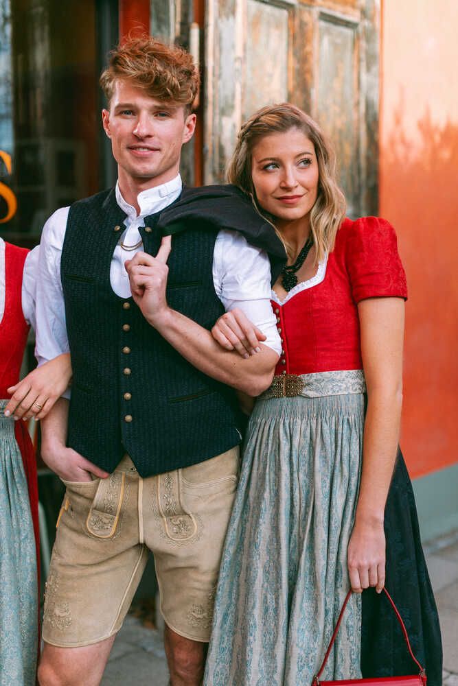 Weste Balthasar dunkelblau Detail 02