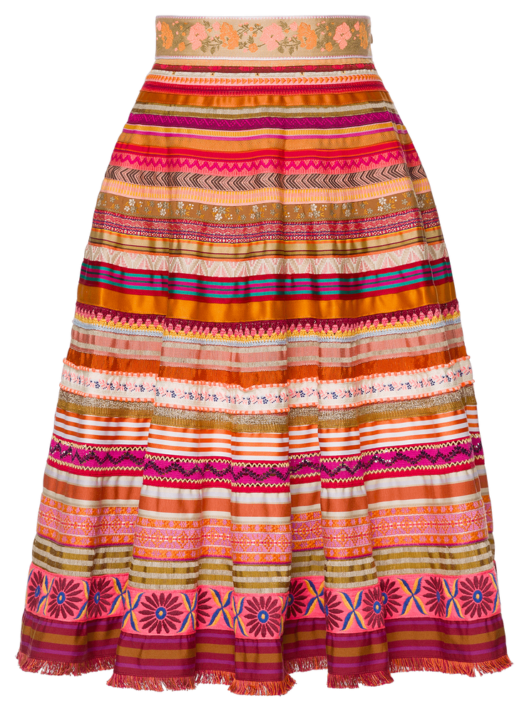 Bänderrock Swing negroni Detail 03