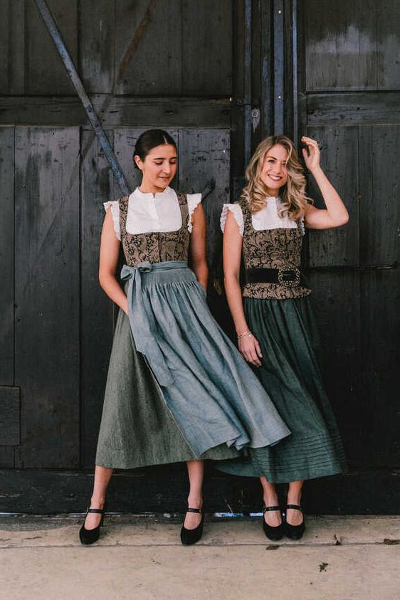 Dirndl Annabelle mit gemustertem Mieder