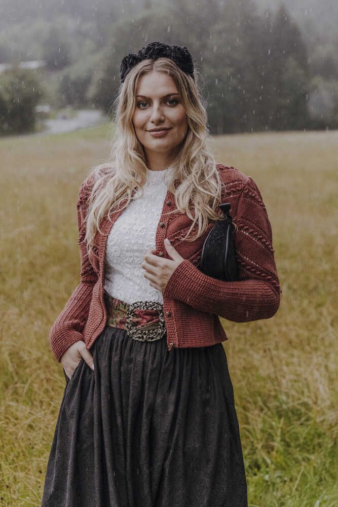 Strickjacke Ophelia in rost