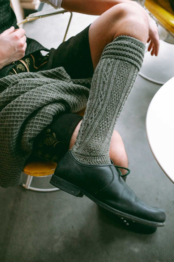 Strumpf Mühlbach mit Umschlag in verschiedenen Farben