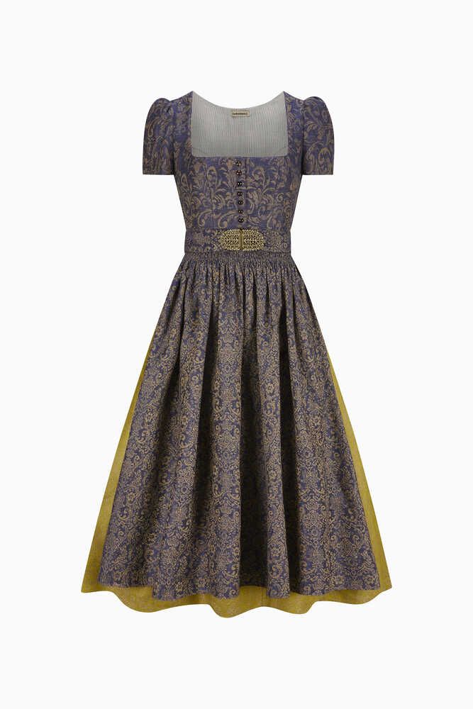 Dirndl Tilda nachtblau Detail 04