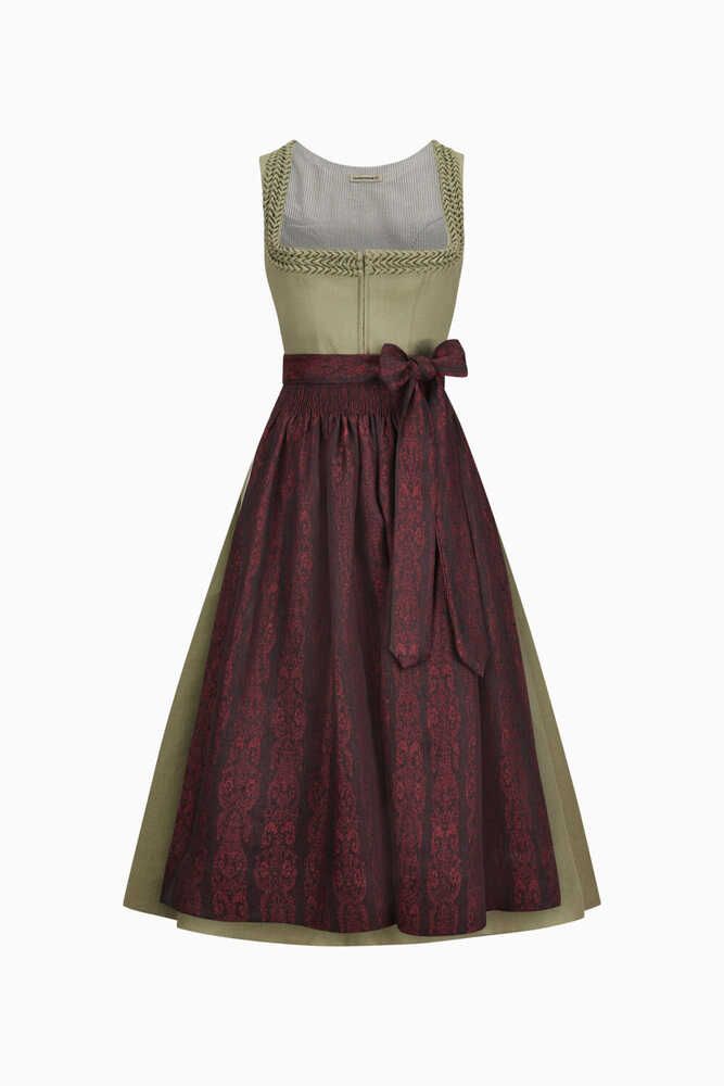 Dirndl Vreni lindengrün Detail 04