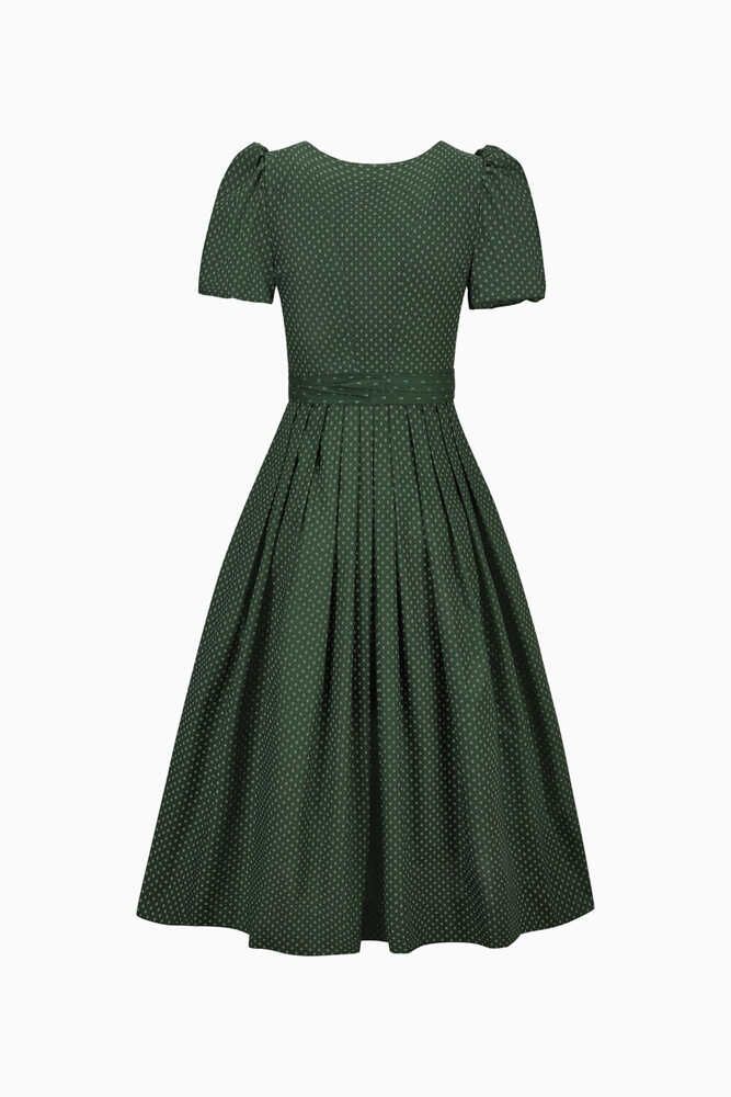 Dirndl Laura Baumwolle tanne Detail 05