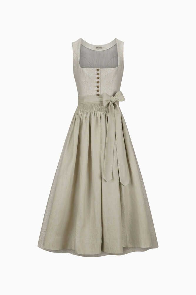 Dirndl Monika in wolkencreme Detail 03