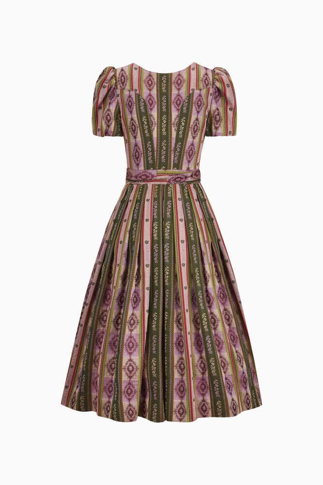 Dirndl Laura preiselbeer Detail 04