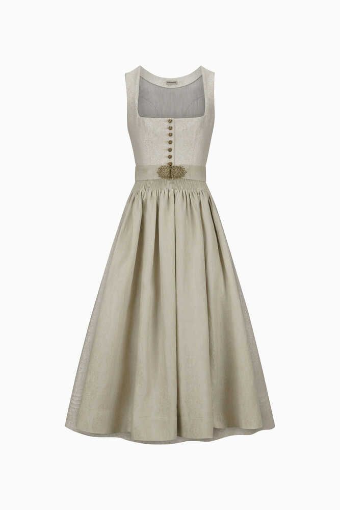 Dirndl Monika in wolkencreme Detail 04