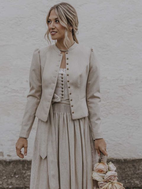 Miederjacke Belinda in kamille