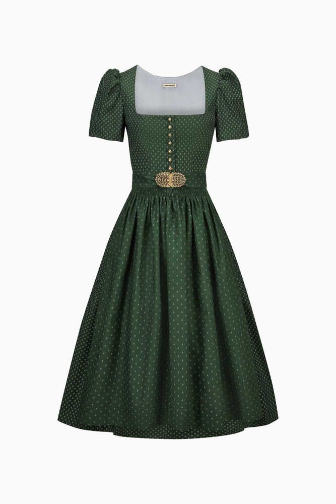 Dirndl Laura Baumwolle tanne Detail 04