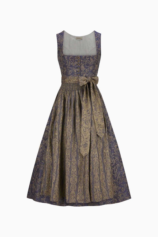 Dirndl Annabelle nachtblau Detail 04