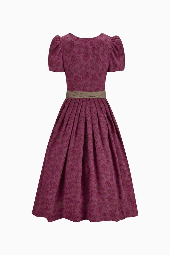 Armdirndl Laura in preiselbeer Detail 04