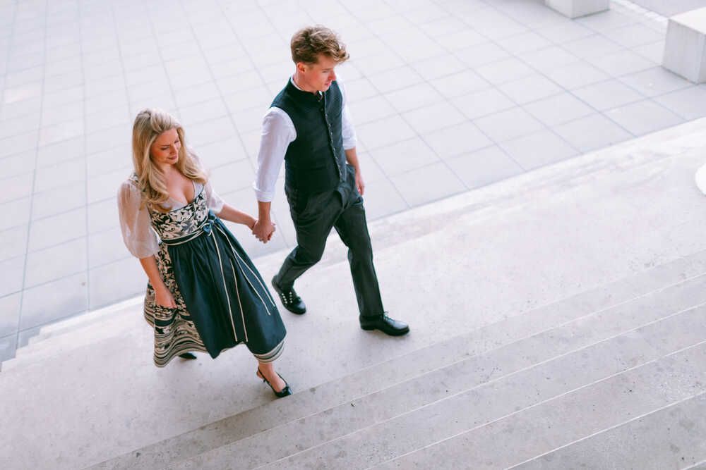 Weste Konstantin indigoblau Detail 04