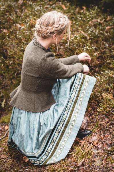 Lena Hoschek Kleid Maresi in der Farbe Bergsee